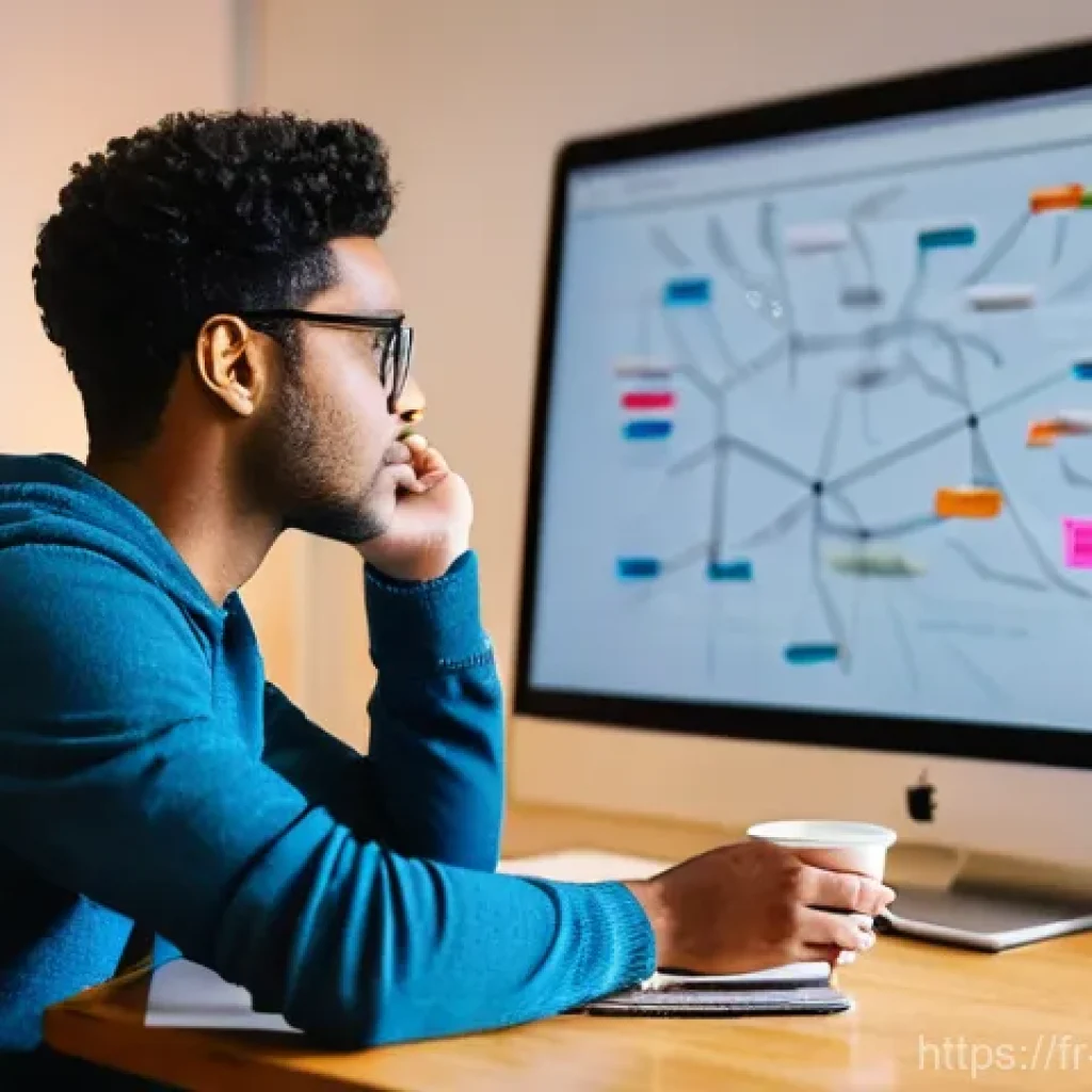 영상콘텐츠 전문가를 위한 생산성 향상 도구 - **Prompt:** A young, diverse individual, aged 20-30, is deeply engrossed in a creative brainstorming...