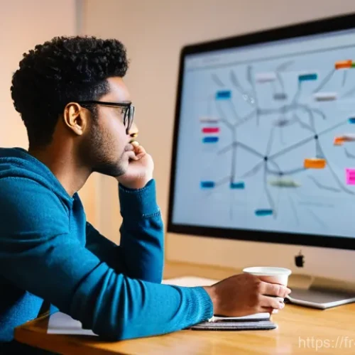 Home 20 영상콘텐츠 전문가를 위한 생산성 향상 도구 - **Prompt:** A young, diverse individual, aged 20-30, is deeply engrossed in a creative brainstorming...