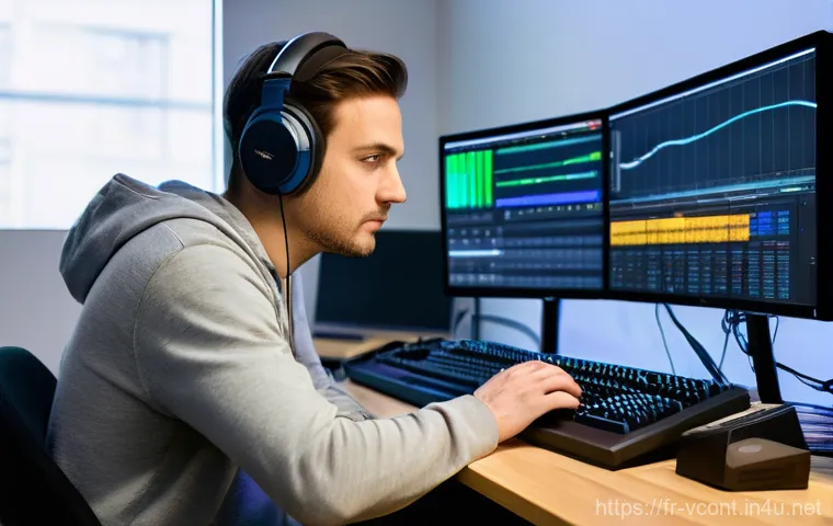 영상콘텐츠 전문가를 위한 생산성 향상 도구 - **Prompt:** A confident and engaging individual, aged 25-35, is filming themselves for a video in a ...